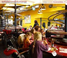 s baggers mic Restaurante ciudate: mâncare pe vulcan, ospătari pitici sau fast food cu mitraliere